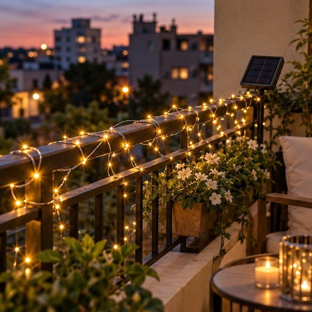 Luces hada solares 12 metros